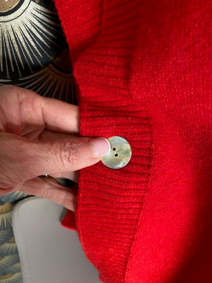 GILET SANS MANCHES ROUGE    42/48