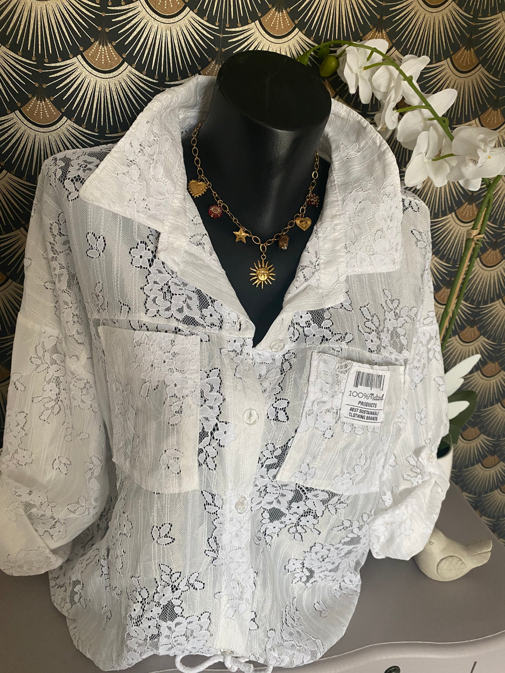 VESTE BOMBERS DENTELLE TU36/44
