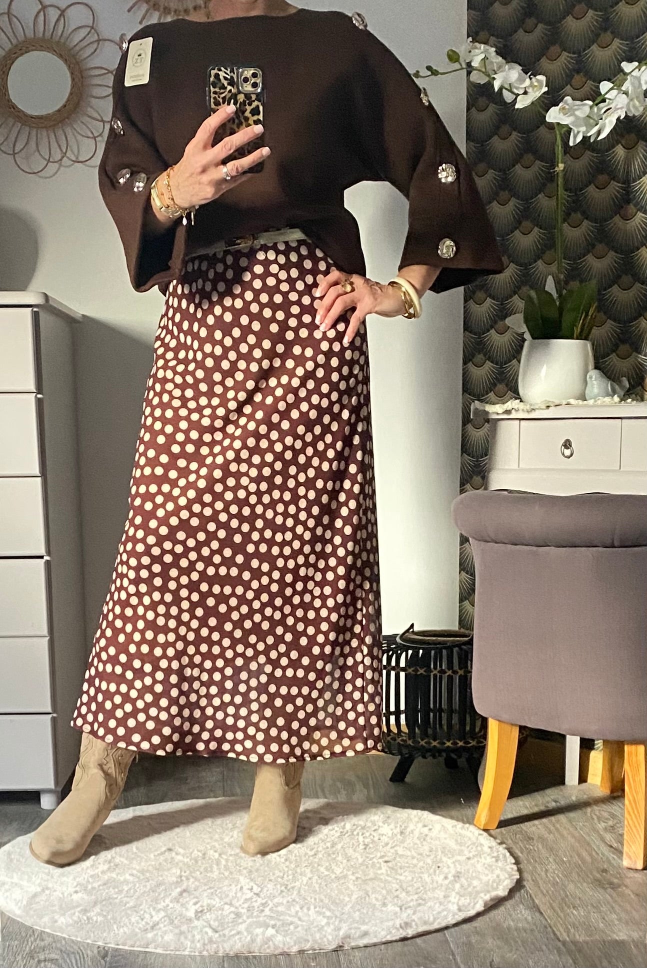 PULL PAULINE  TU 36/44  CHOCO