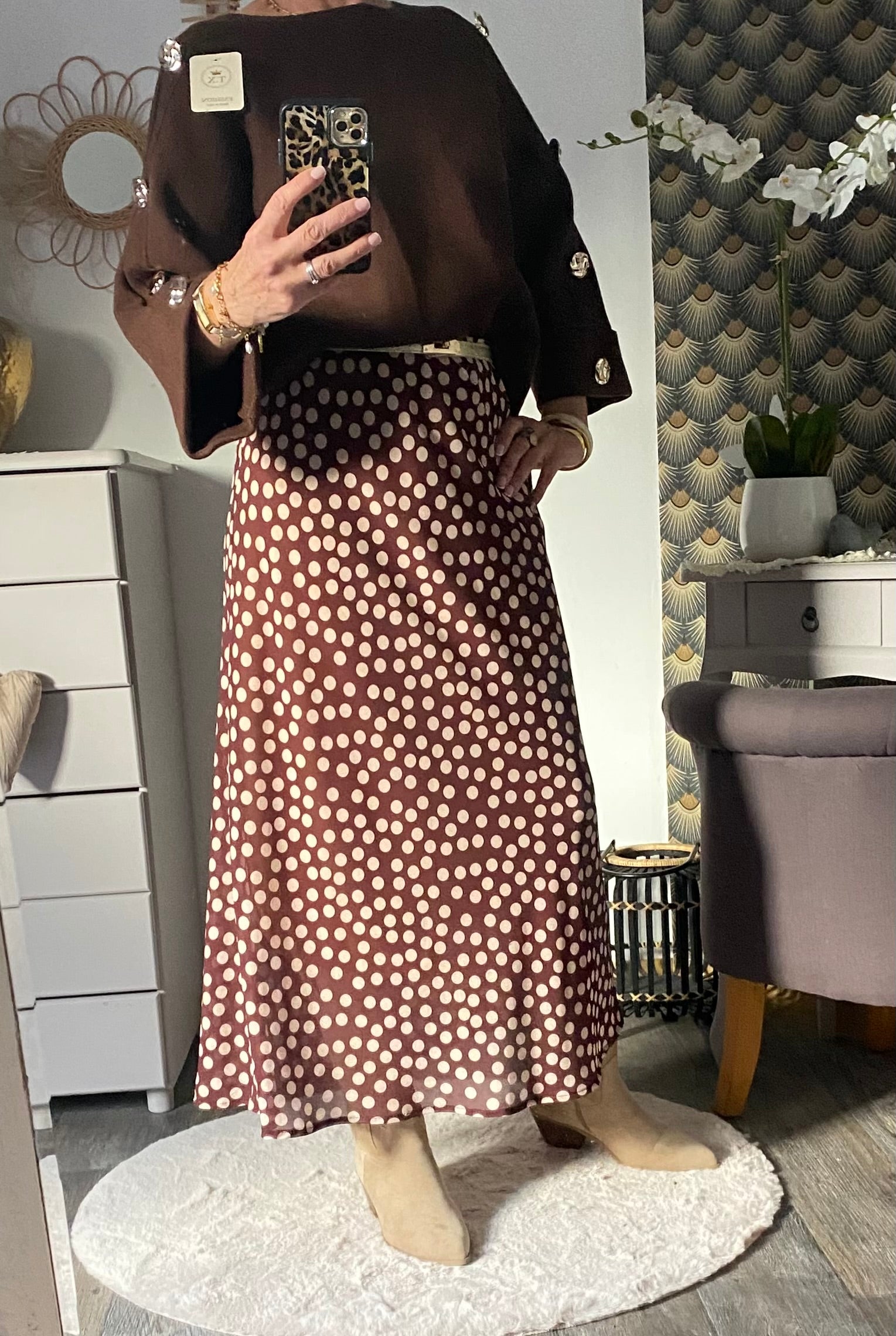 PULL PAULINE  TU 36/44  CHOCO