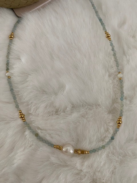 COLLIER LIONEL  amazonite