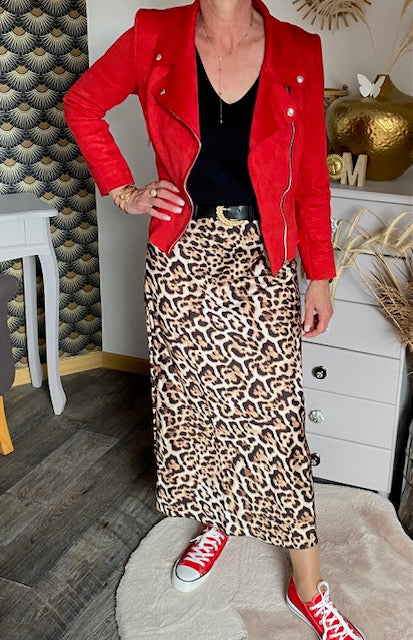 JUPE LEOPARD Taille S,M,L