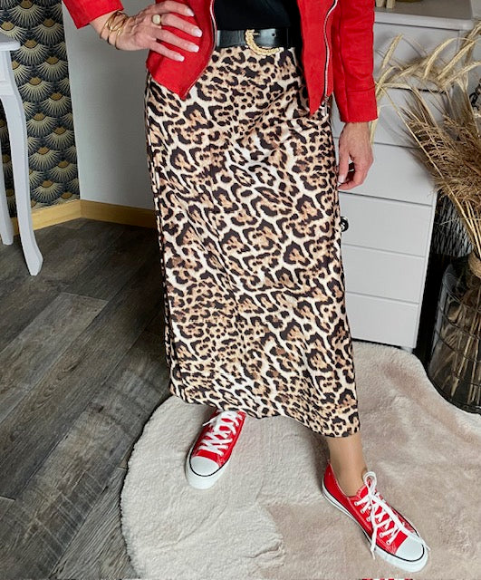 JUPE LEOPARD Taille S,M,L