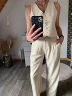 PANTALON TAILLEUR EXQUISS  S/M/L