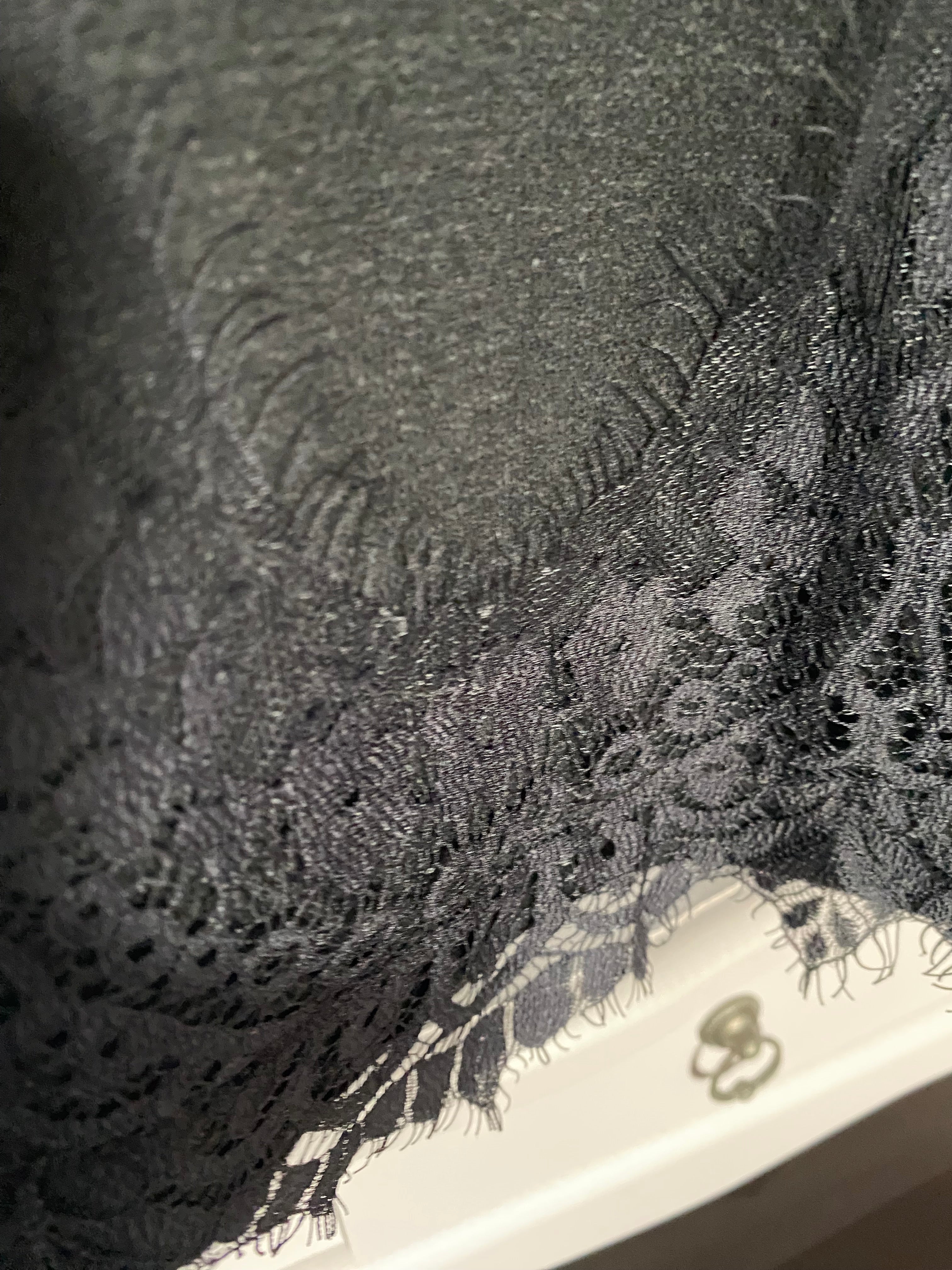 PULL DENTELLE TU 36/44 NOIR