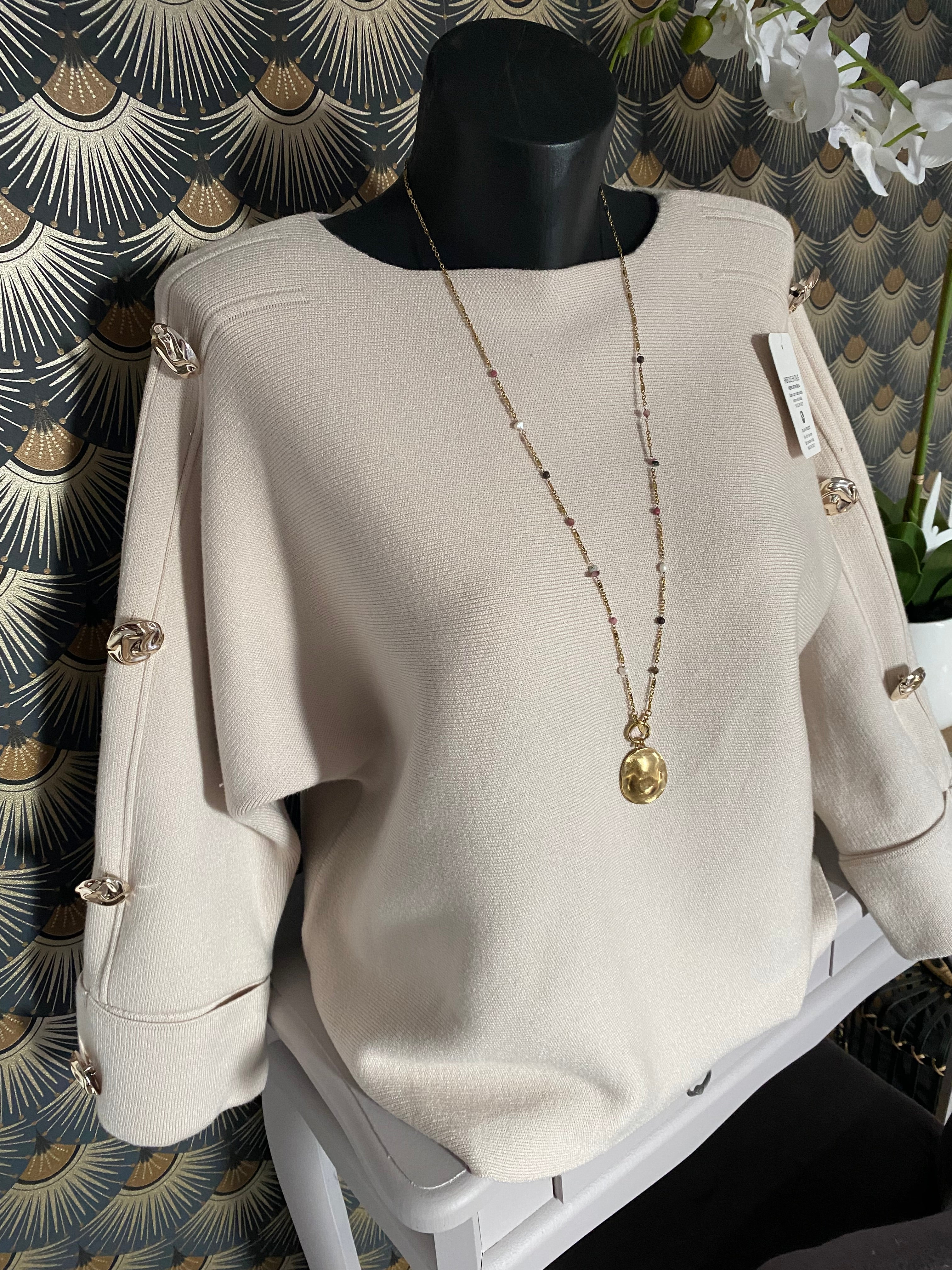 PULL PAULINE  TU 36/44  ECRU