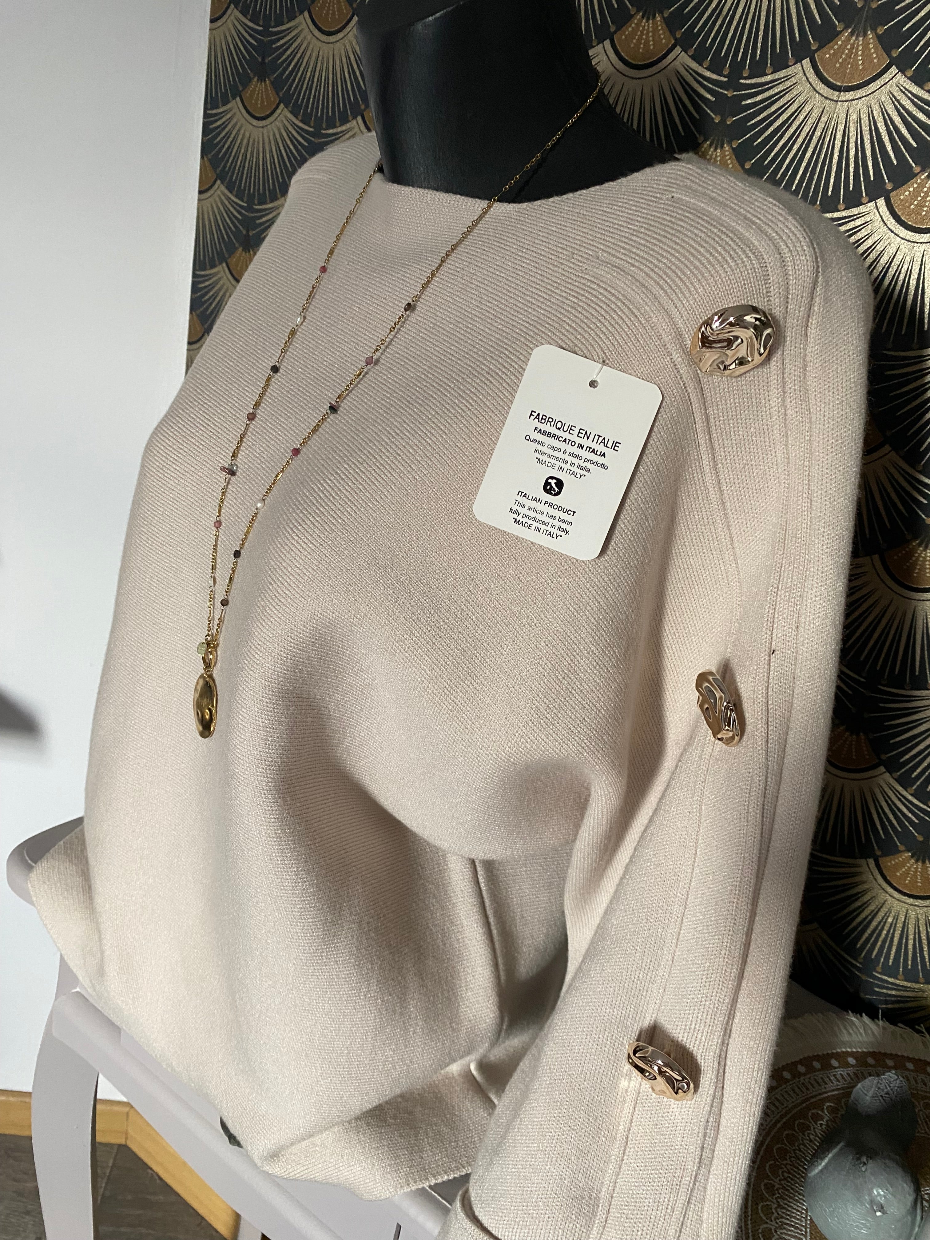 PULL PAULINE  TU 36/44  ECRU