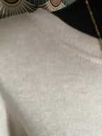 PULL DENTELLE TU 36/44 ECRU