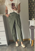 PANTALON ASYMETRIQUE KAKI TU 38/46