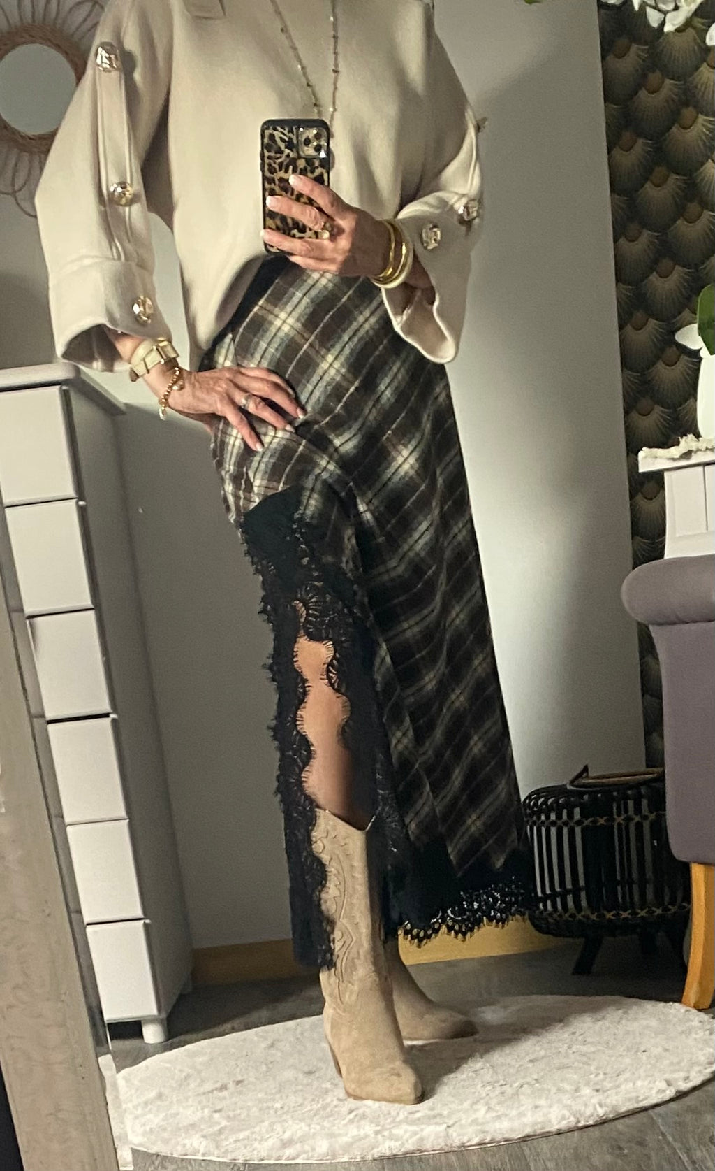 JUPE CARLA TU 36/40 PETIT 42