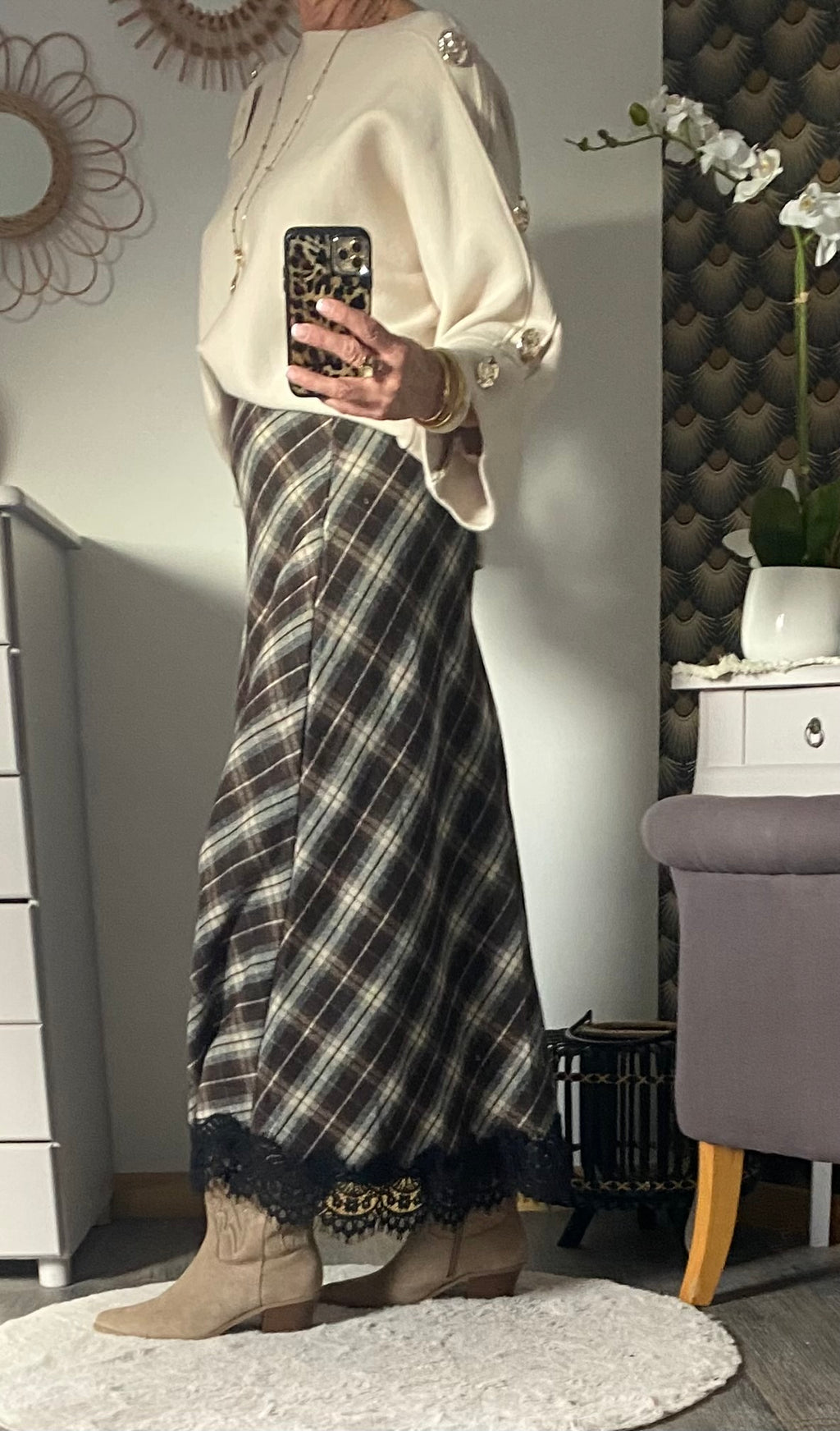 JUPE CARLA TU 36/40 PETIT 42