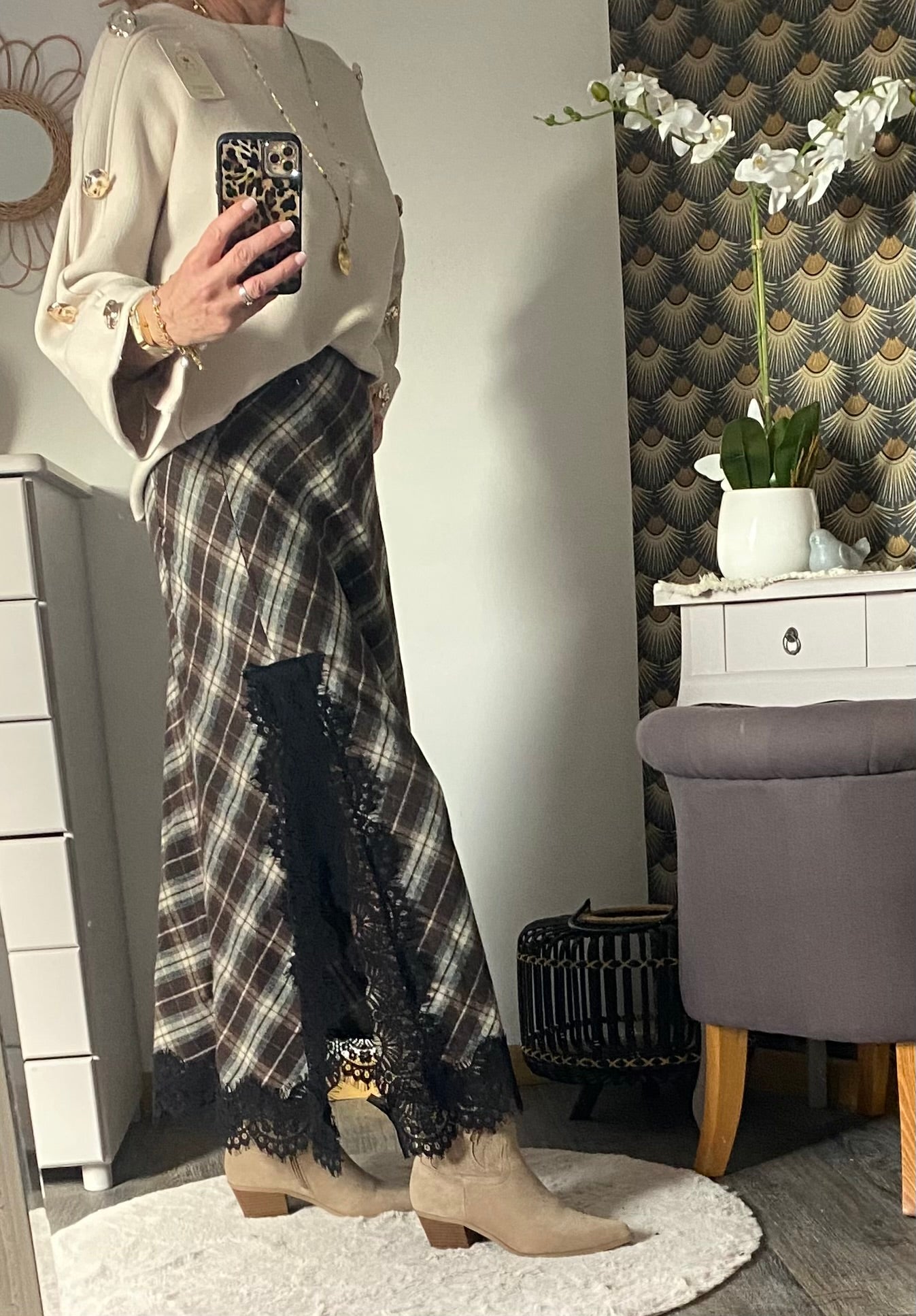 JUPE CARLA TU 36/40 PETIT 42