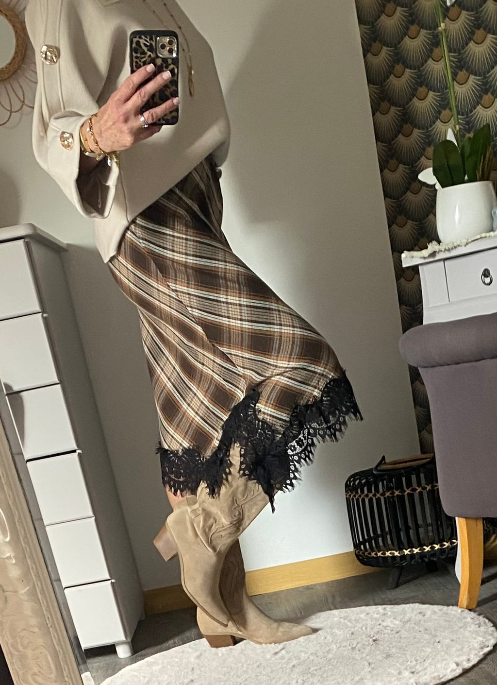 JUPE ASSYMETRIQUE CARLA TU 36/42