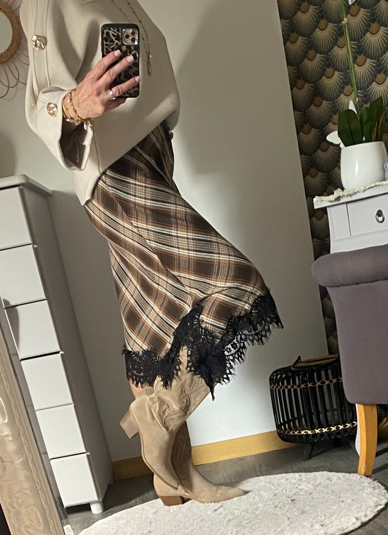 JUPE ASSYMETRIQUE CARLA TU 36/42