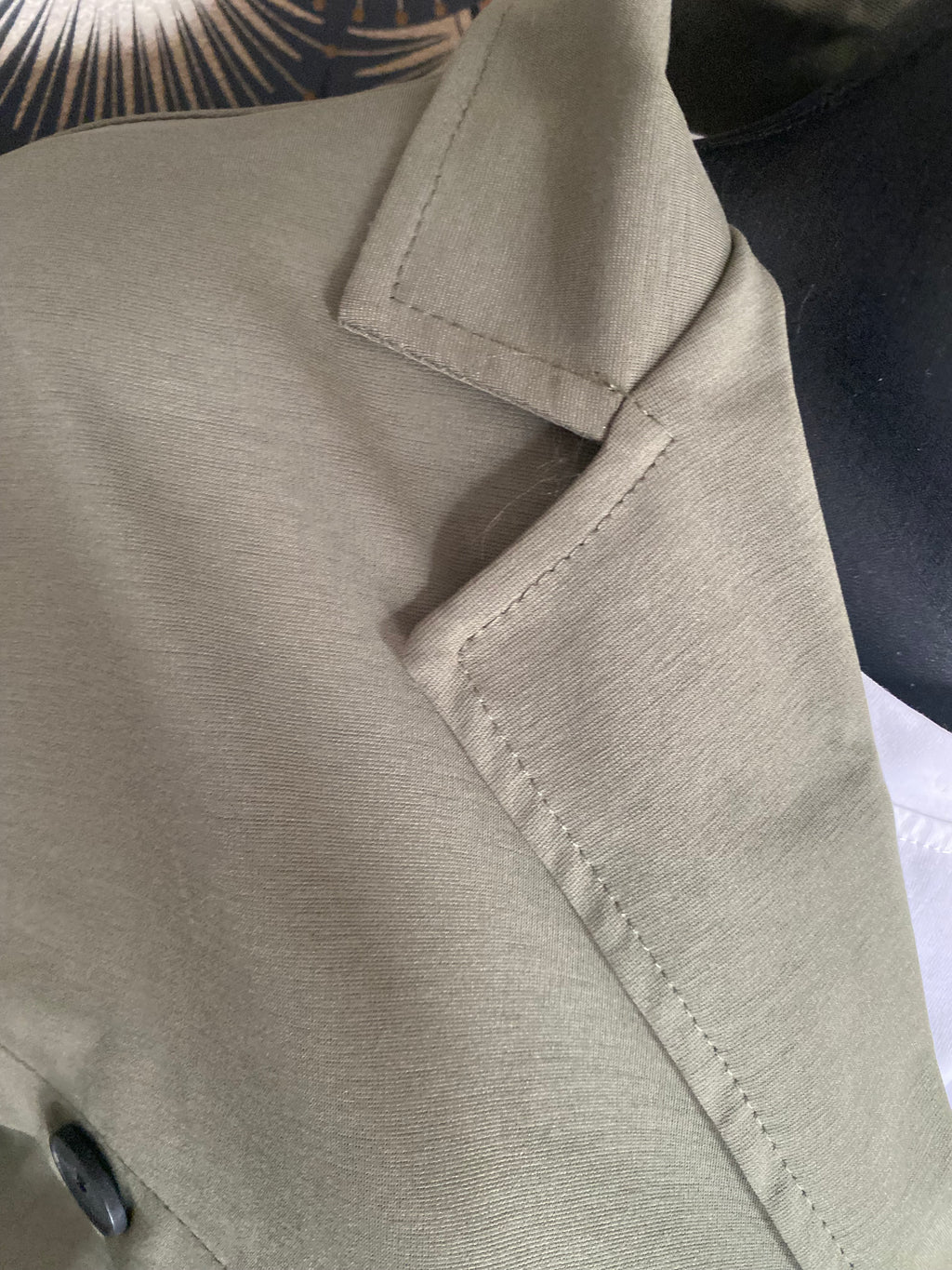 VESTE BOUTONAGE ASYMETRIQUE KAKI   TU 38/46