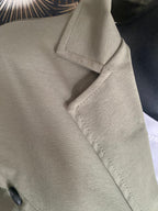 VESTE BOUTONAGE ASYMETRIQUE KAKI   TU 38/46
