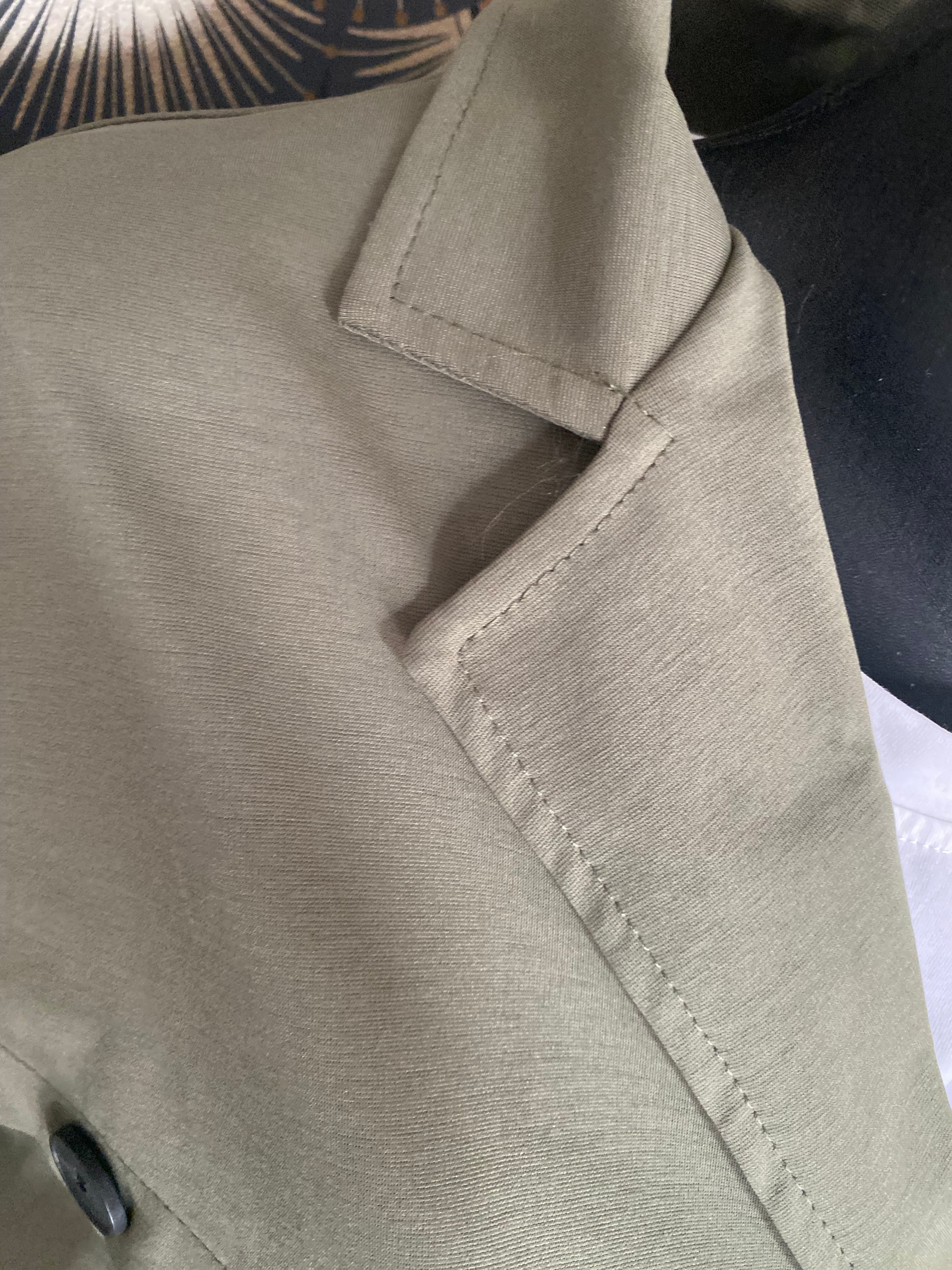 VESTE BOUTONAGE ASYMETRIQUE KAKI   TU 38/46