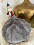 BERET FAUSSE FOURRURE GRIS  TU