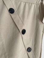PANTALON ASYMETRIQUE ECRU TU 38/46