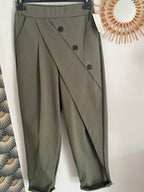 PANTALON ASYMETRIQUE KAKI TU 38/46