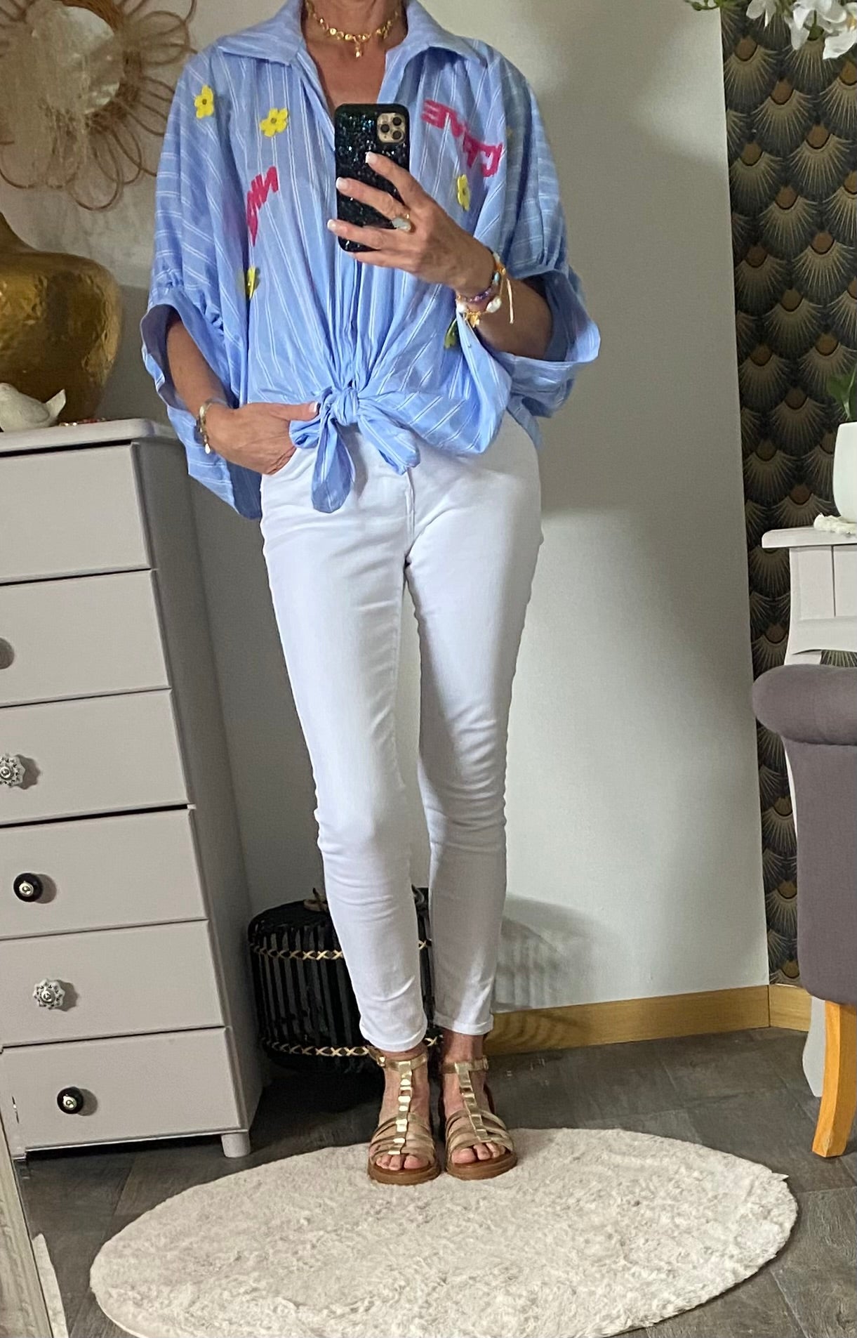 CHEMISE RAYEE   36/44