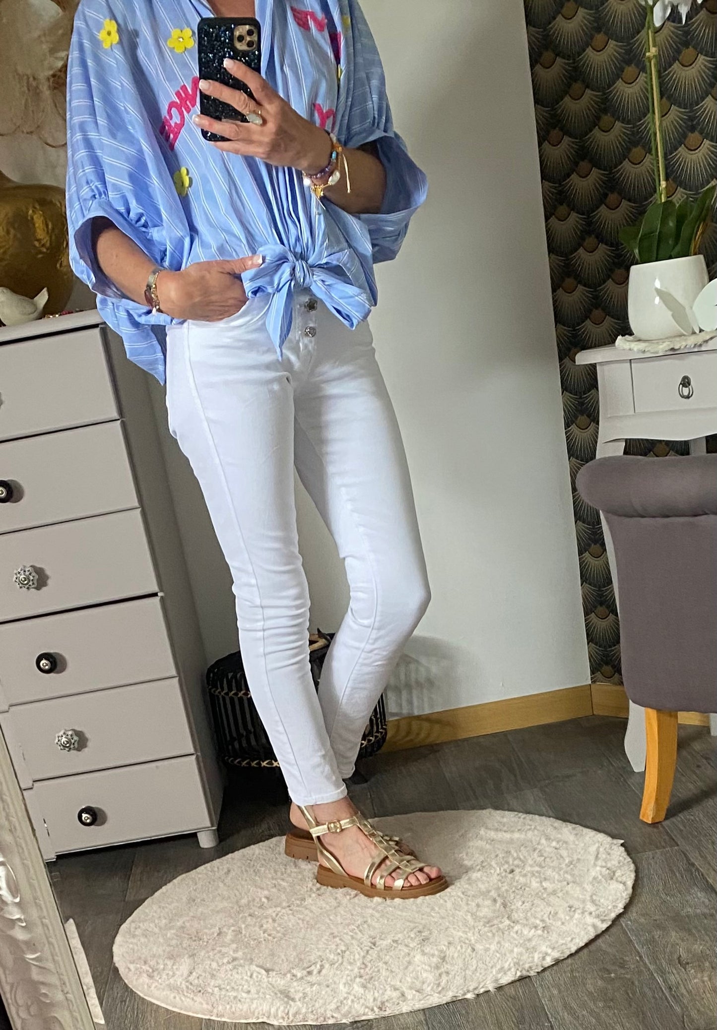 CHEMISE RAYEE   36/44