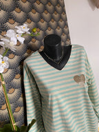 TOP MARINIERE VERT D' EAU   36/42