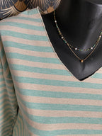 TOP MARINIERE VERT D' EAU   36/42