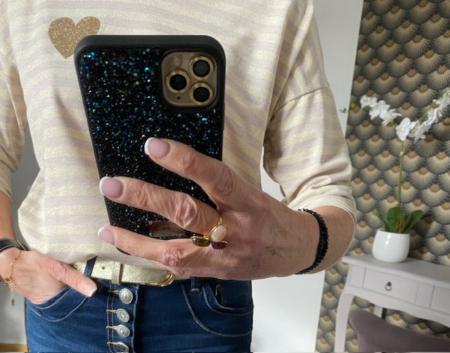 TOP MARINIERE LILAS   36/42