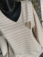 TOP MARINIERE LILAS   36/42