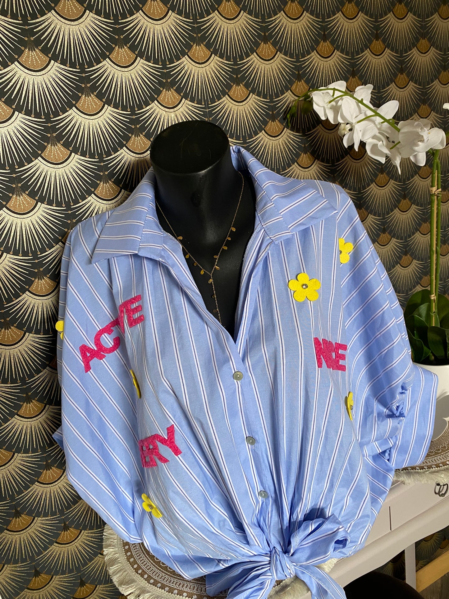 CHEMISE RAYEE   36/44