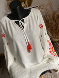 BLOUSE SARAH ROUGE