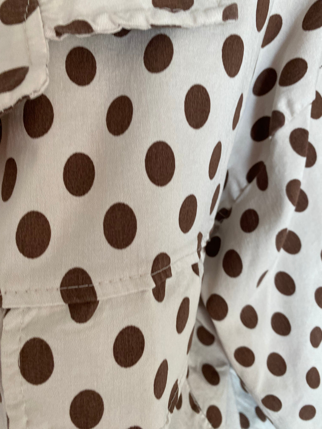 VESTE CARLA  POIS BEIGE   TU 38/48