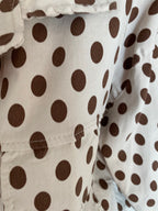 VESTE CARLA  POIS BEIGE   TU 38/48