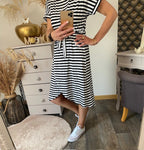 ROBE MARINIERE NOIRE ET BLANCHE S, M, L