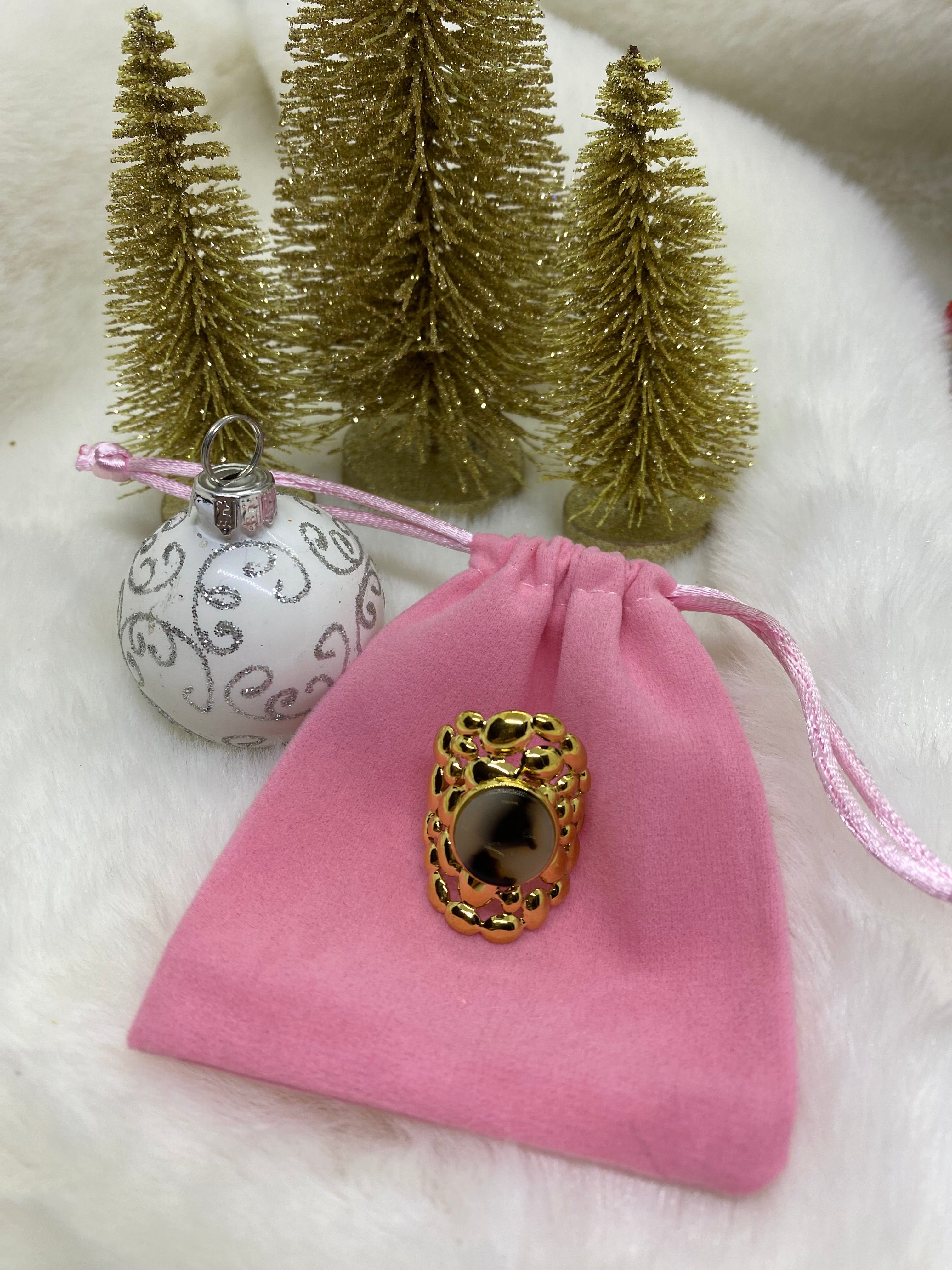 BAGUE ACIER INOXYDABLE REGLABLE LEOPARD