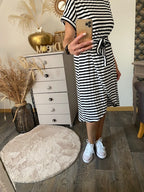 ROBE MARINIERE NOIRE ET BLANCHE S, M, L