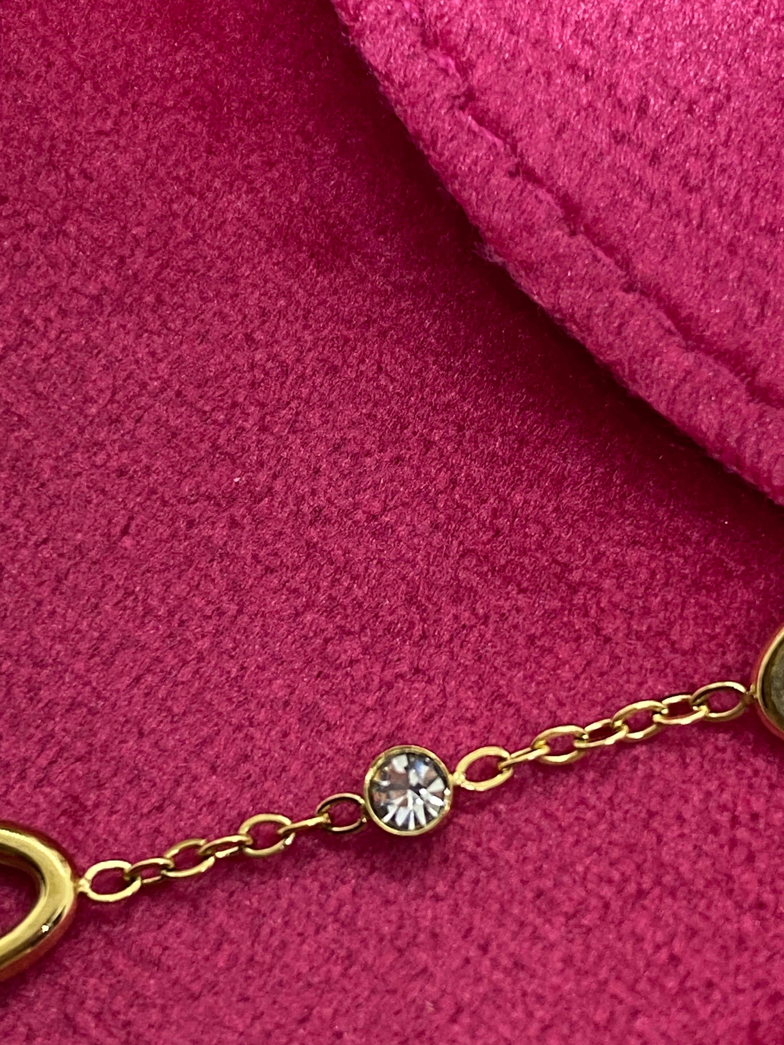 BRACELET GRAIN DE CAFE  ACIER INOXYDABLE REGLABLE