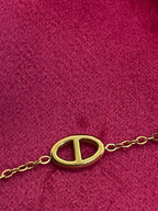 BRACELET GRAIN DE CAFE  ACIER INOXYDABLE REGLABLE