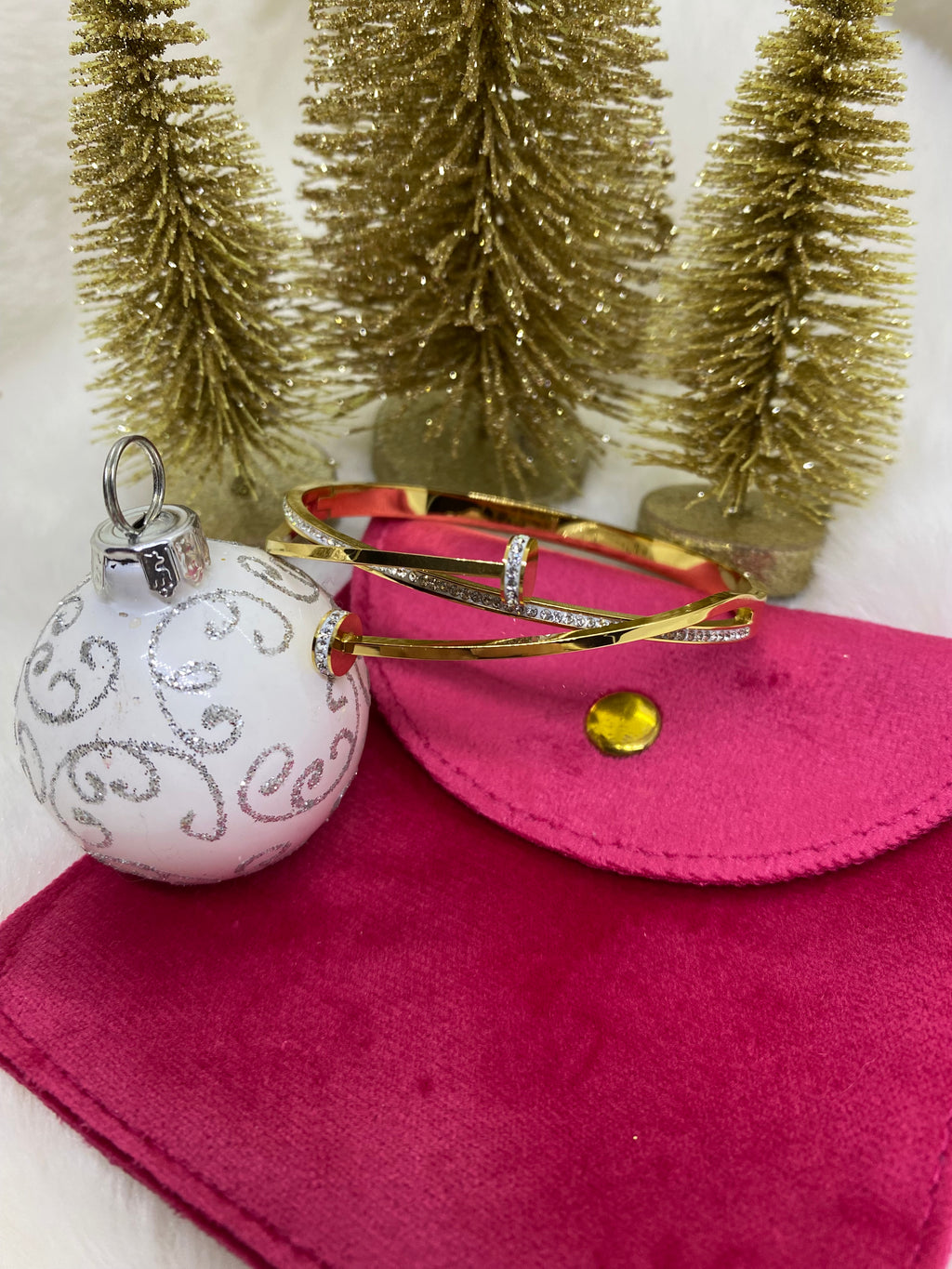 BRACELET JONC  CLOU  INSPIRATION ACIER INOXYDABLE