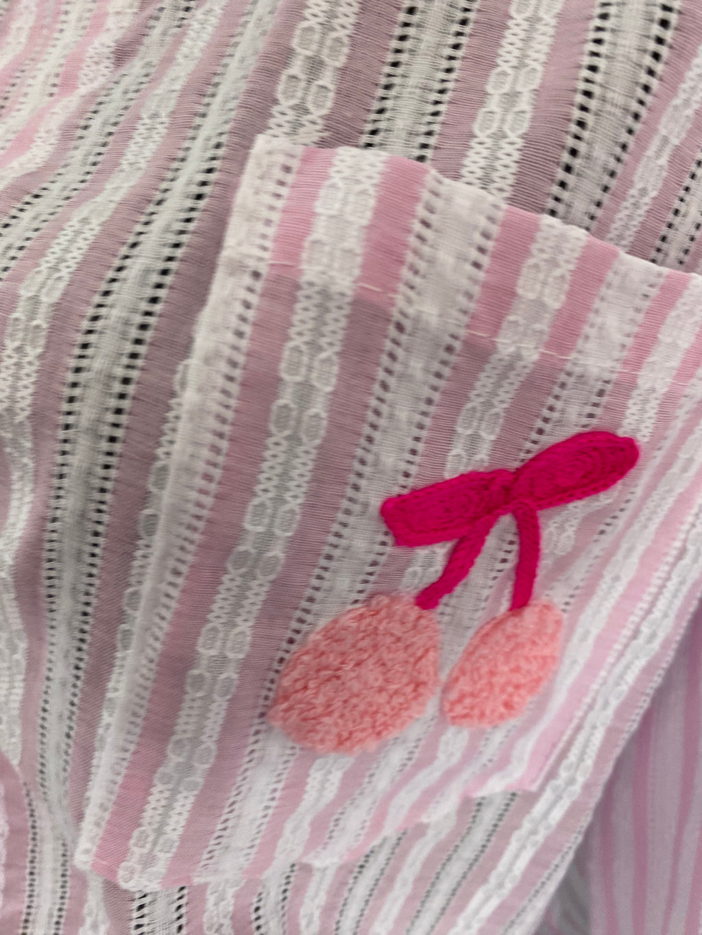 CHEMISE CERISES ROSE  TU34/40 PETIT 42
