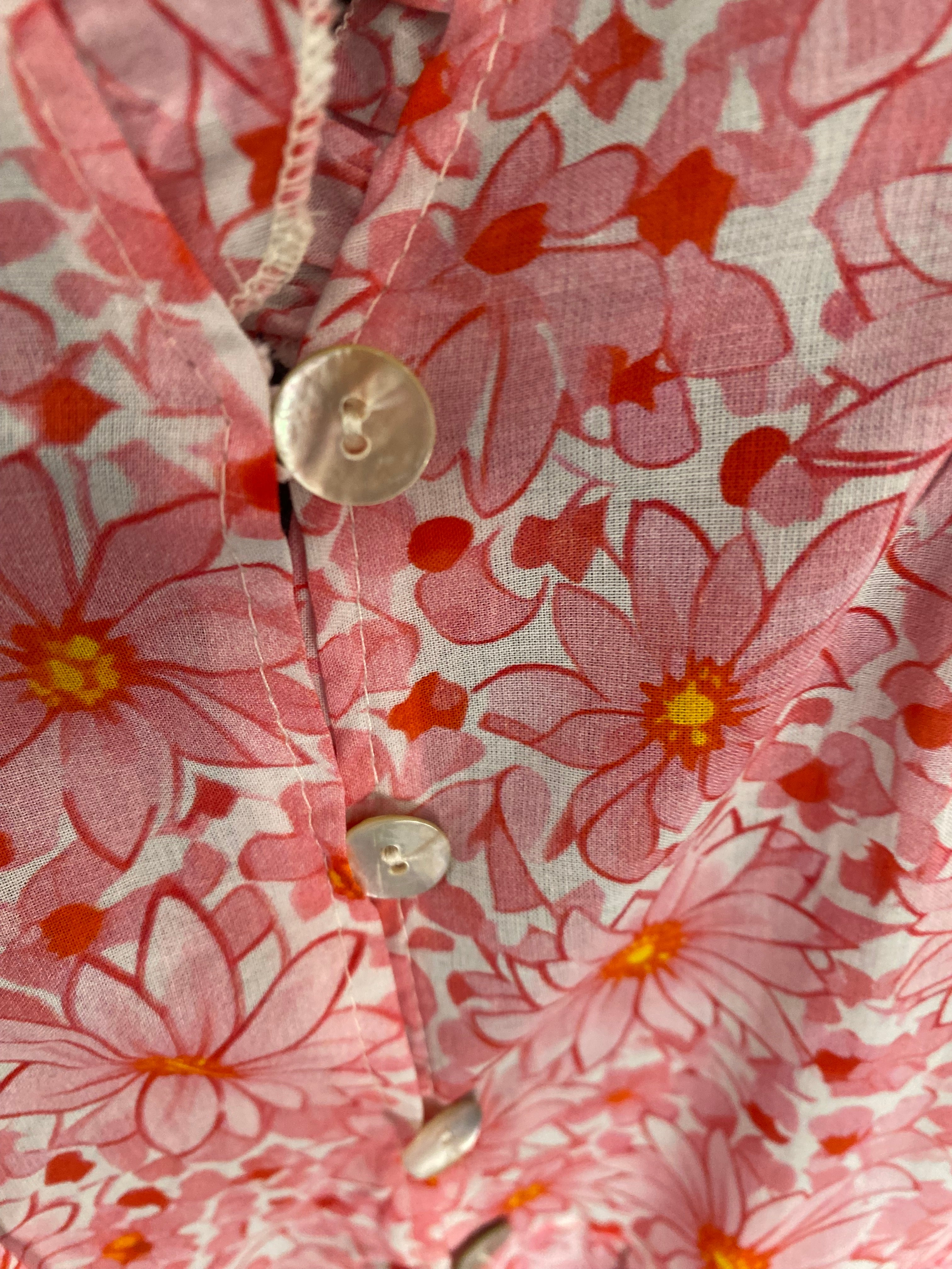 TOP FLORAL ROSE   TU 34/40