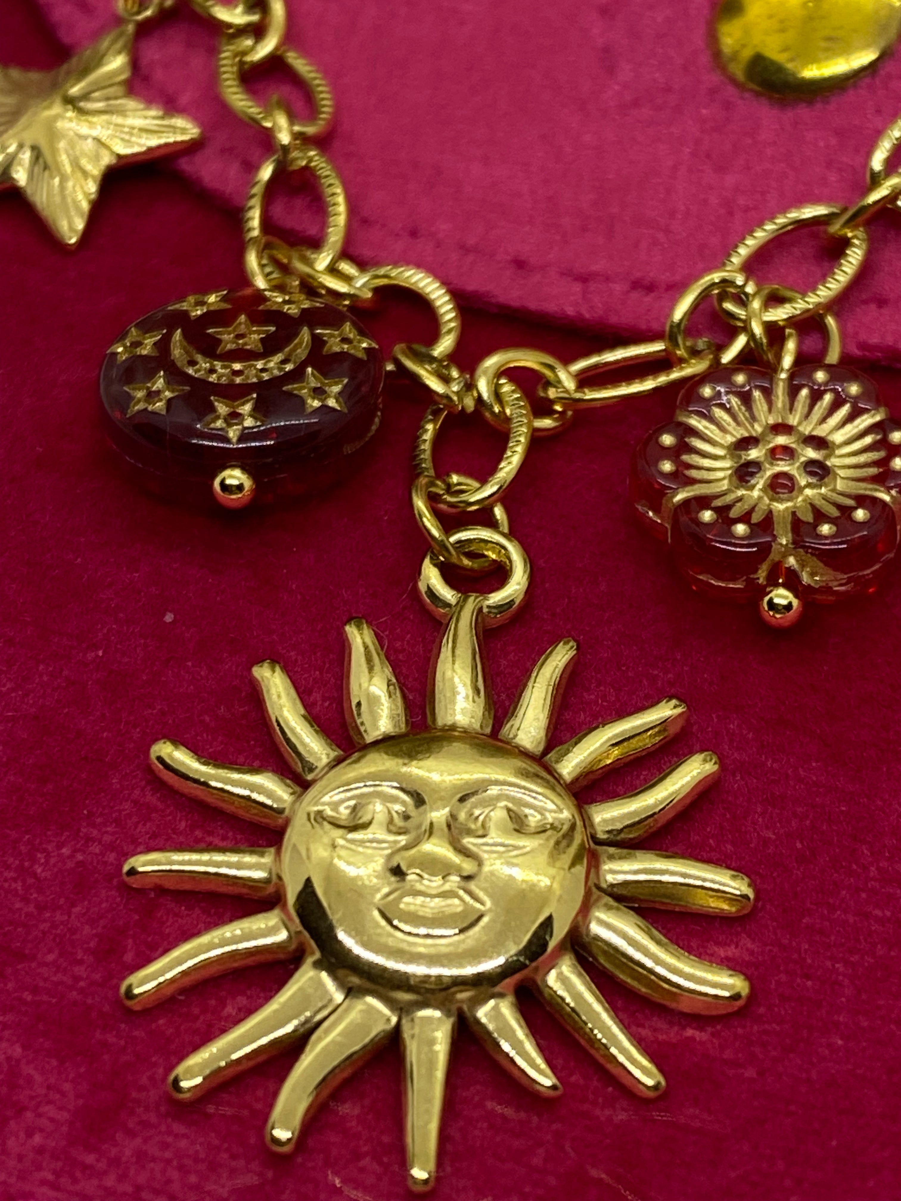 BRACELET CHARMS ACIER INOXYDABLE