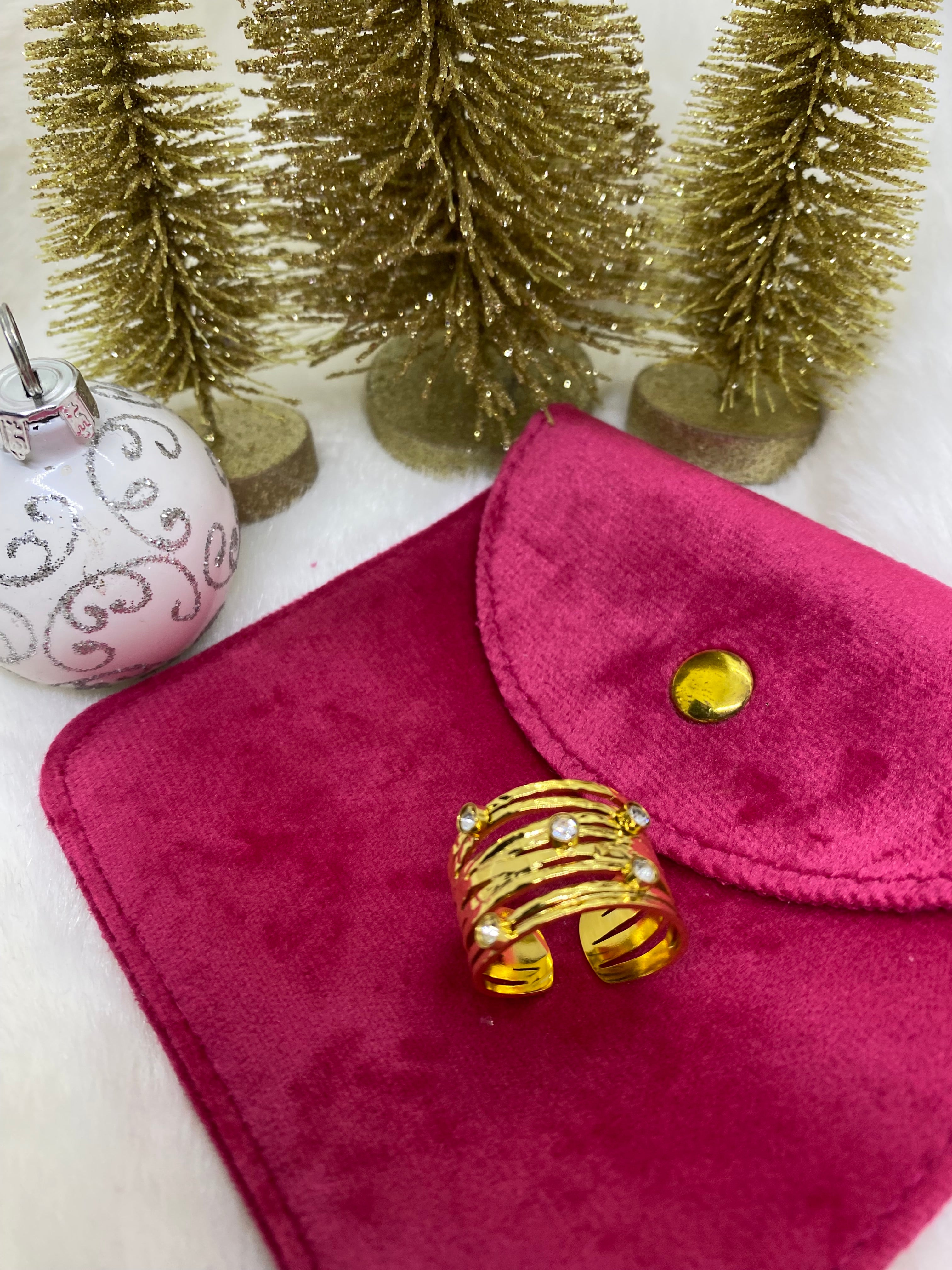 BAGUE SCARLETT  ACIER INOXYDABLE REGLABLE