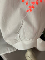 BLOUSE BOHEME BRODEE  TU 34/42 BLANCHE