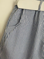PANTALON RAYE BLEU MARINE    TU 38/44