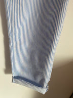 PANTALON RAYE BLEU CIEL  TU 38/44