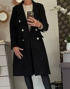 MANTEAU ROSY NOIR  TAILLES : S/M /L /XL