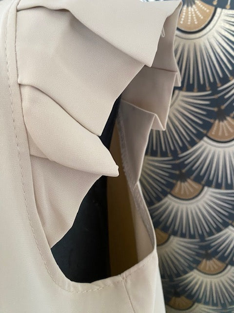 TOP  JULIA BEIGE taille S/M/L