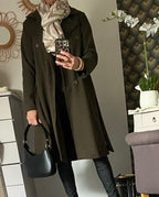 MANTEAU SOPHIA  MARRON    TAILLES S/M/L/XL